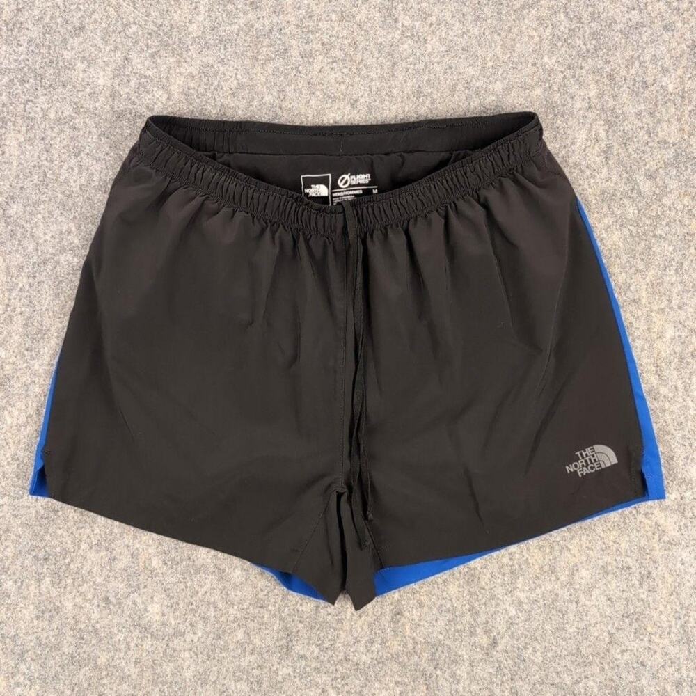 The North Face Shorts Mens Medium Black Colorblock Flight Series Running Lined